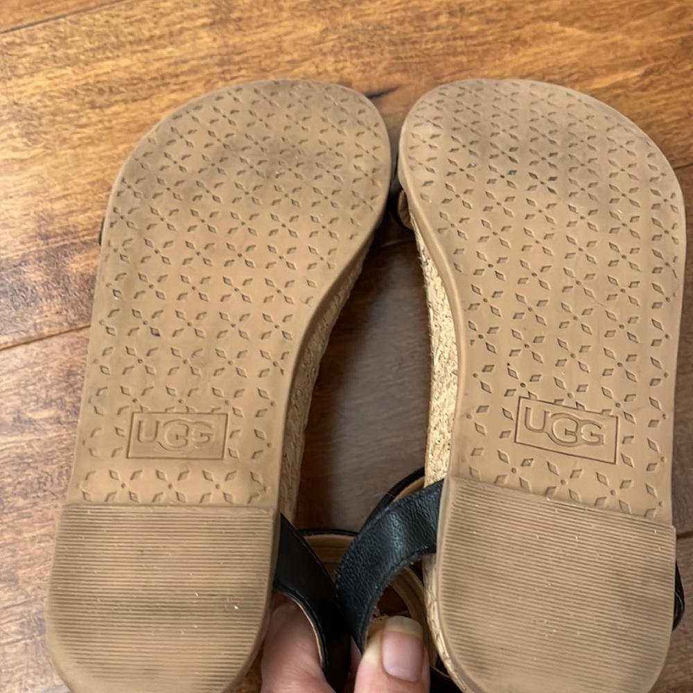UGG Black Sandals - Picture 5 of 8